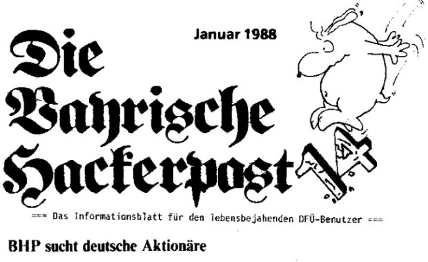 [Neues Exponat] bit.ly/2jBaGDM  #BayrischeHackerPost » 14 « (AUSGABE 12 von 1988) // #VintageComputing #RetroComputing