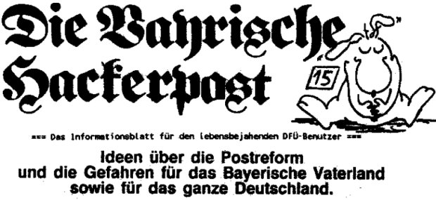 [Neues Exponat] bit.ly/2jBgn4Q  #BayrischeHackerPost » 15 « (AUSGABE 13 von 1988) // #VintageComputing #RetroComputing
