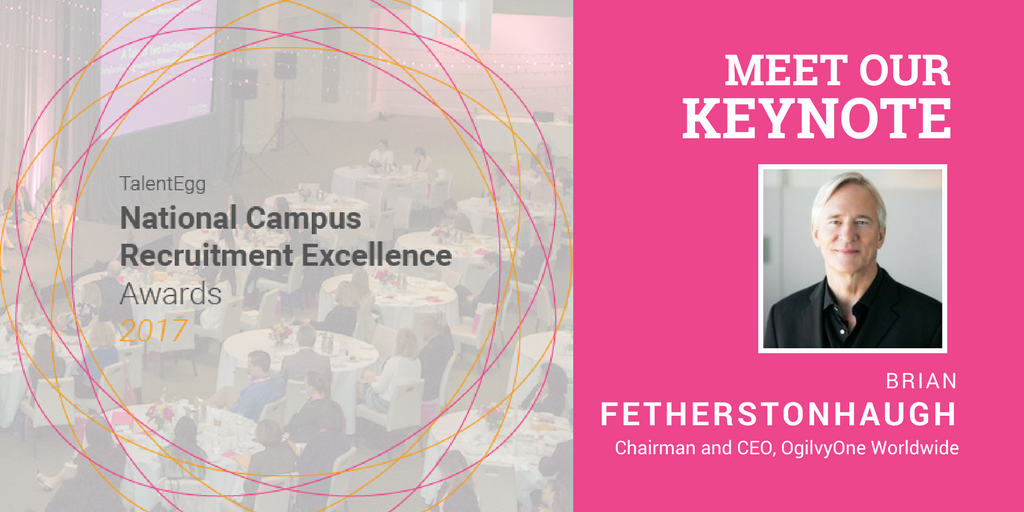 campusemployers's tweet image. Egg-citing news: This year&apos;s #TEAwards keynote speaker is @BrianOgilvy! Will you be attending? Register here: bit.ly/1fTKP5y