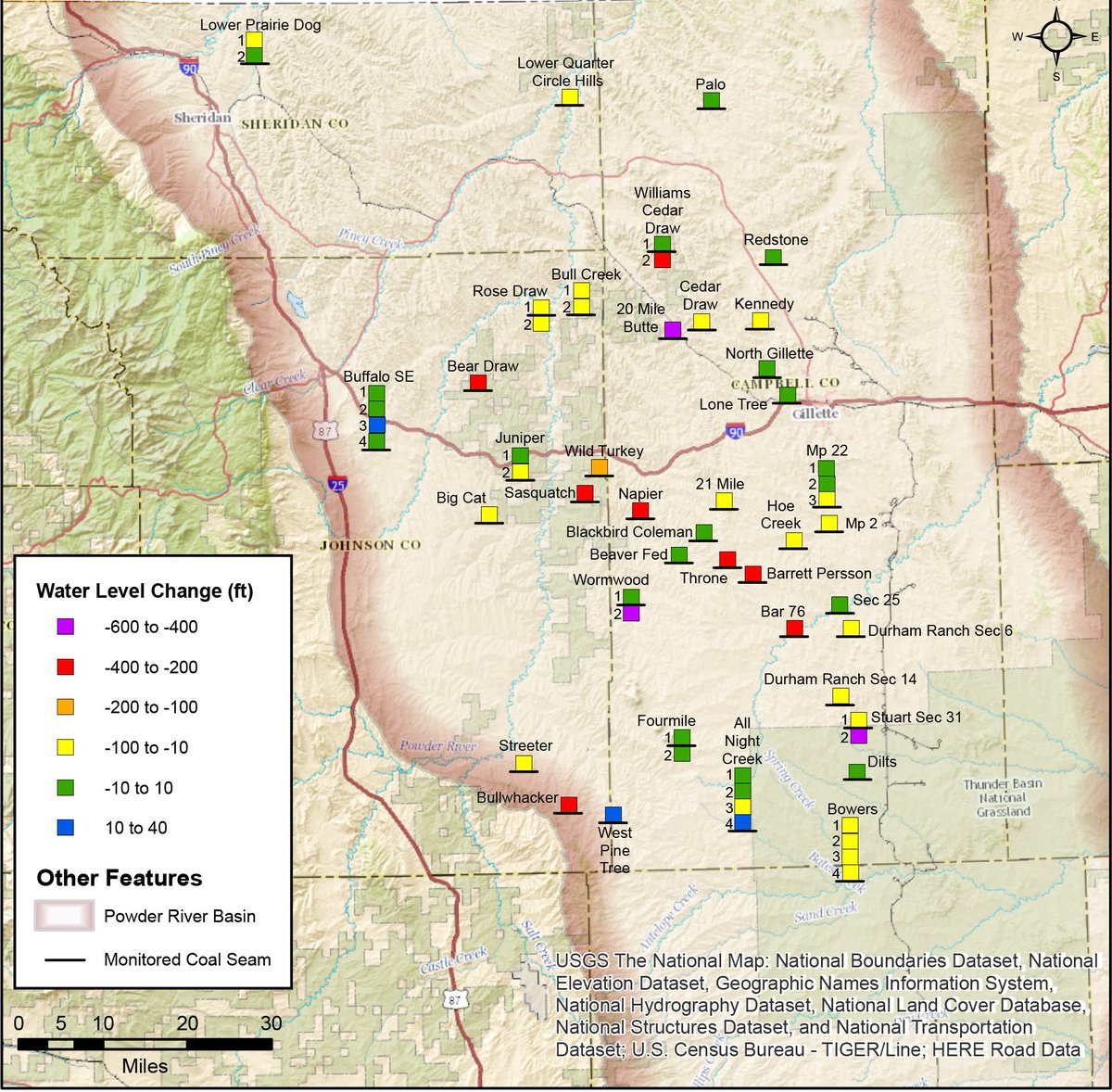 WyGeoSurvey's tweet photo. New WSGS study on #groundwater level responses in aquifers associated w/CBNG prod in PRB #Wyoming. See: https://t.co/1w4jBBxMTN #GWAwareness https://t.co/6X3SdntUiM