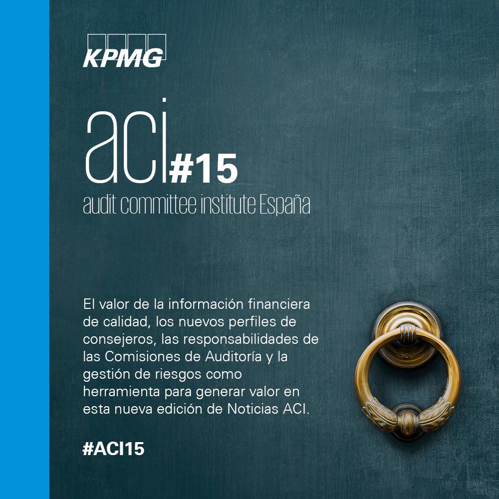 KPMG_ES's tweet photo. En el último nº de Noticias #ACI15 analizamos las claves para mejorar el desempeño de las Comisiones de Auditoría:
https://t.co/PPCrLXgOSf https://t.co/mvV1zYevy0