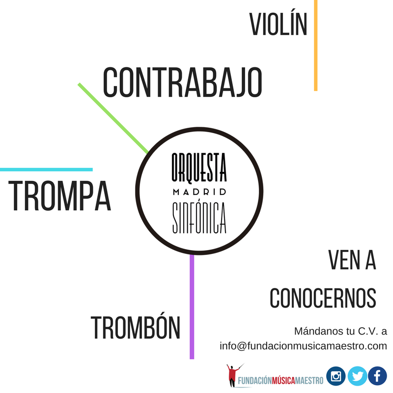 Temprimo's tweet photo. @madridsinfonica busca nuevos integrantes en su plantilla! Te lo vas a perder? https://t.co/naPxb0y6BA
