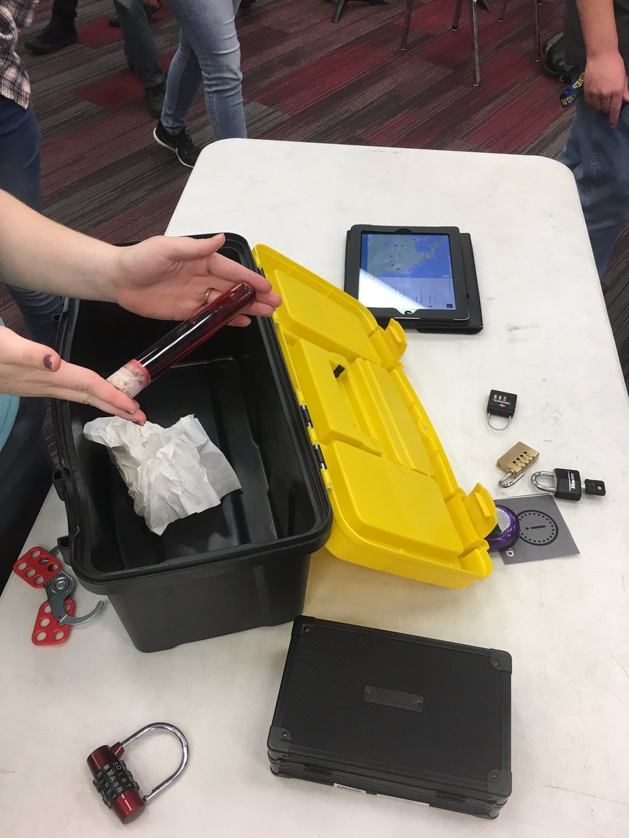 VCLMusic's tweet photo. Symphonic band blew that challenge away! .@breakoutEDU .@reneerudloff #vandyjayhawks #vandystrong #teamJXN https://t.co/GZT9ECXKZd