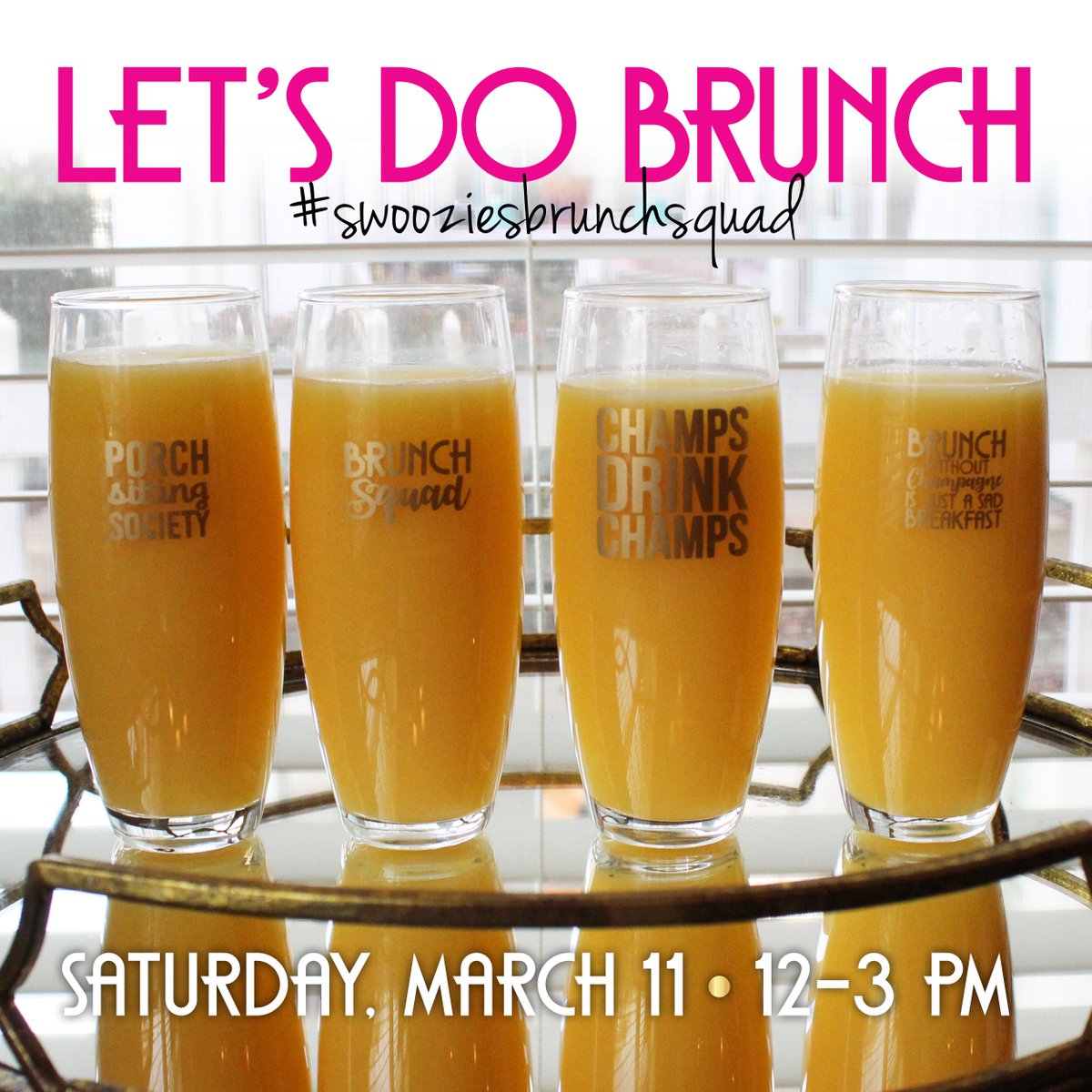 Wanna join us for an Brunch Birthday celebration filled with mimosas, a donut bar, a free gift &amp; raffles &amp; giveaways! DM us for more info!