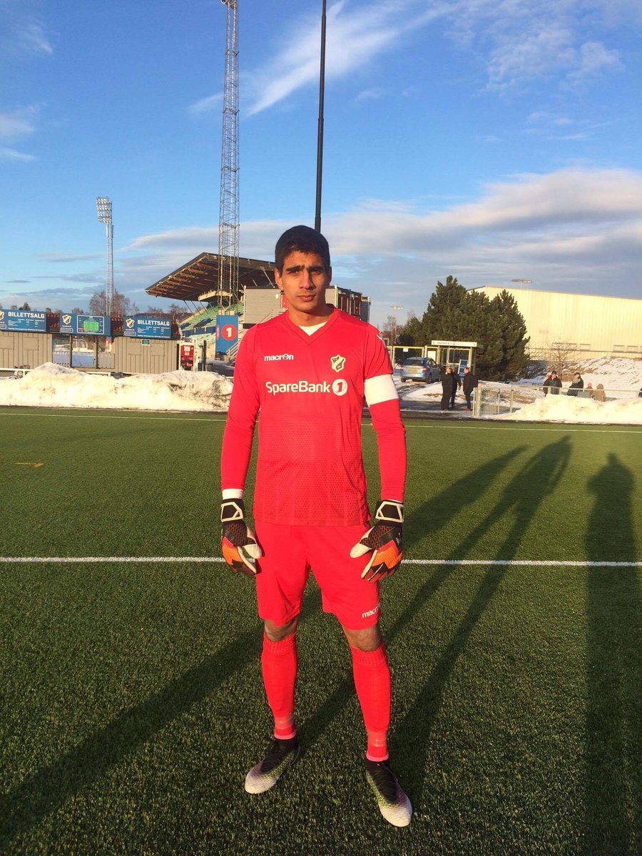 KhelNow's tweet photo. #IndianFootball - Today Gurpreet Singh Sandhu Captained Stabæk Fotball again during 3-3 draw against Strømmen IF in a pre season friendly. https://t.co/CcOsPdmPm0