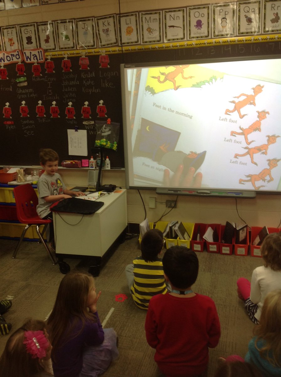 d61vallo's tweet photo. Logan was our guest reader today! #d61learn #d61learn https://t.co/re85GYuyHI