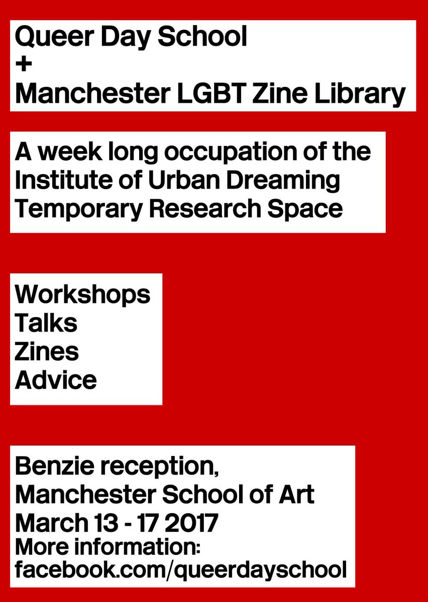 interactivemmu's tweet photo. Queer Day School x Manchester LGBT Zine Library https://t.co/0MU0p5V48K https://t.co/zC2IP0h5tp