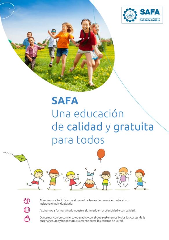 fundacionsafa's tweet photo. Una educación de calidad y gratuita para todos. Todos los alumnos son bienvenidos. #YoConSAFA #EscolarizaAND https://t.co/WuIFOhe7dj