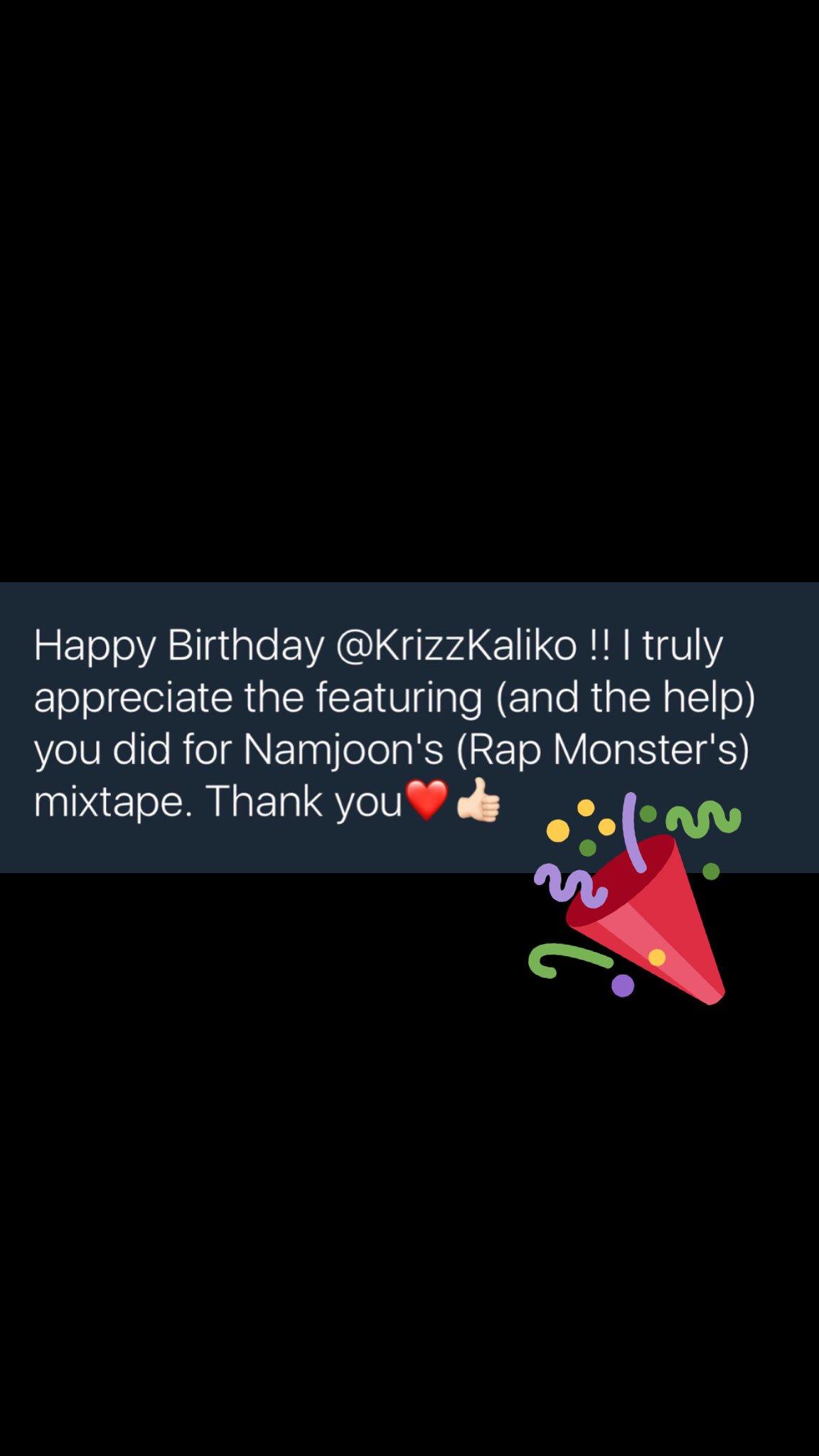 Happy birthday     -
-
-
Rap Monster - Rush (feat. Krizz Kaliko)
 