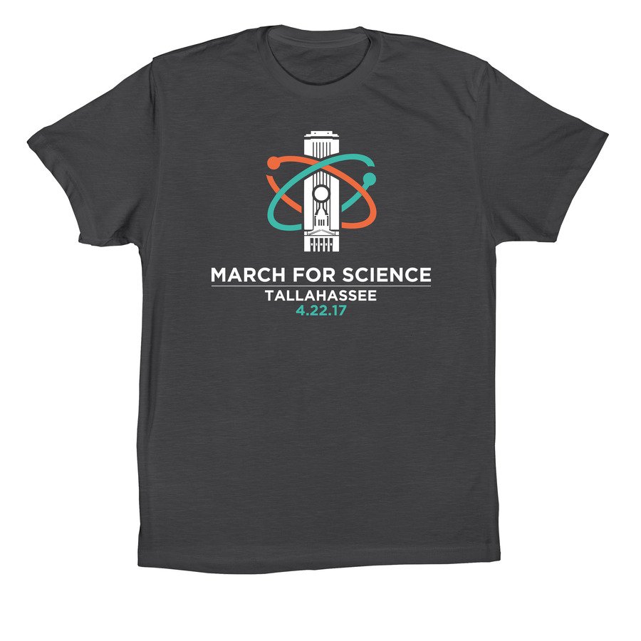ScienceMarchTLH's tweet image. Support Tallahassee’s March for Science- Buy a t-shirt. Better yet, then wear it to the 4/22 March! bonfire.com/march-for-scie… #ScienceMarch