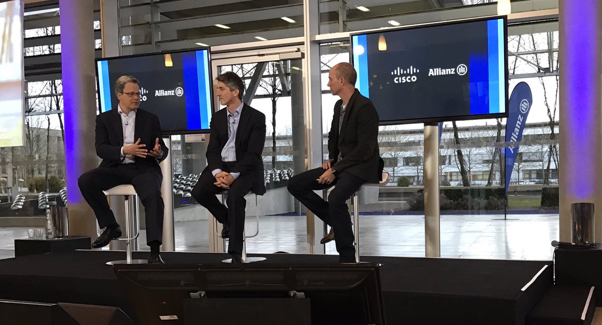 Simon_Longhurst's tweet photo. Great and unique opportunity to hear about #digitaldisruption from the voice of our customer, @Allianz during #ciscobeat in Munich https://t.co/s1phIKTWSA