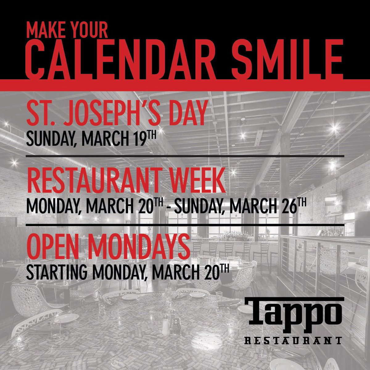 March is packed with fun and great food!