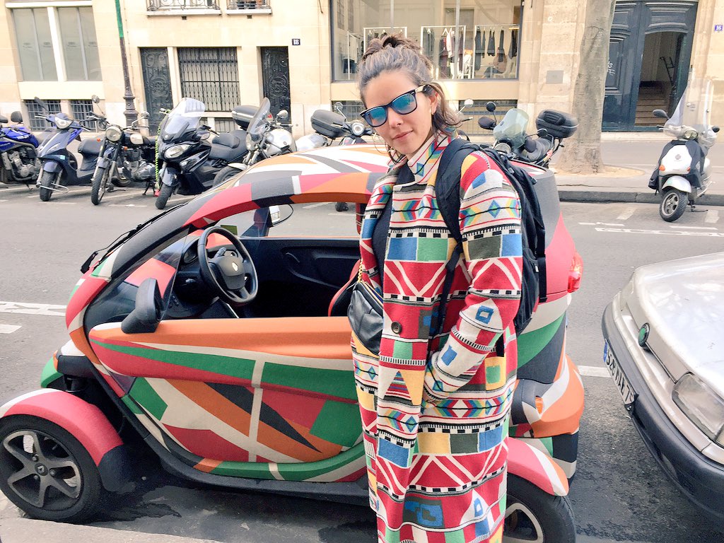 Lin_Manuel's tweet image. "Sure, it's a cool coat but I'll never find a tiny matching vehicle..."
"Honey look..."