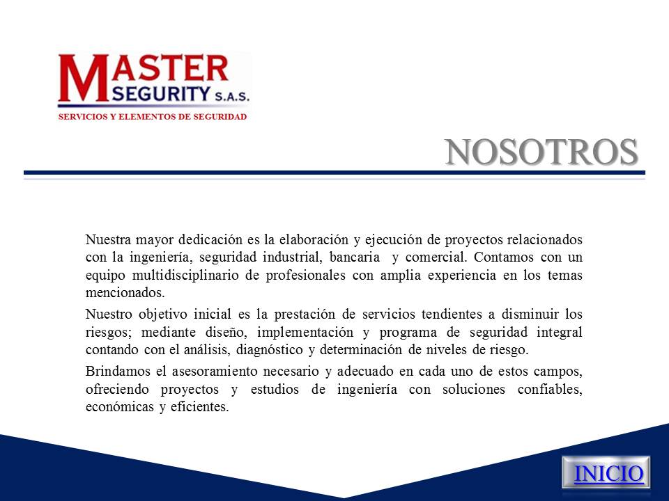 MASTERSEGURITY's tweet photo. NUESTROS OBJETIVO ¡MÁS CLAROS QUE NUNCA! https://t.co/5Bk4wQuJDk