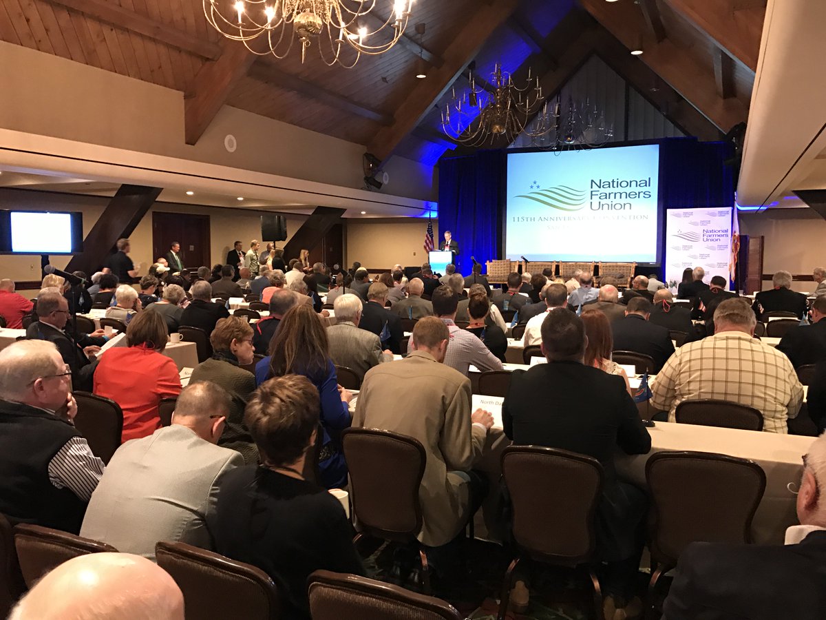 NDFU delegates prepare to push our policies at NFU convention. The grassroots work our members support are considered to NFU's policy.