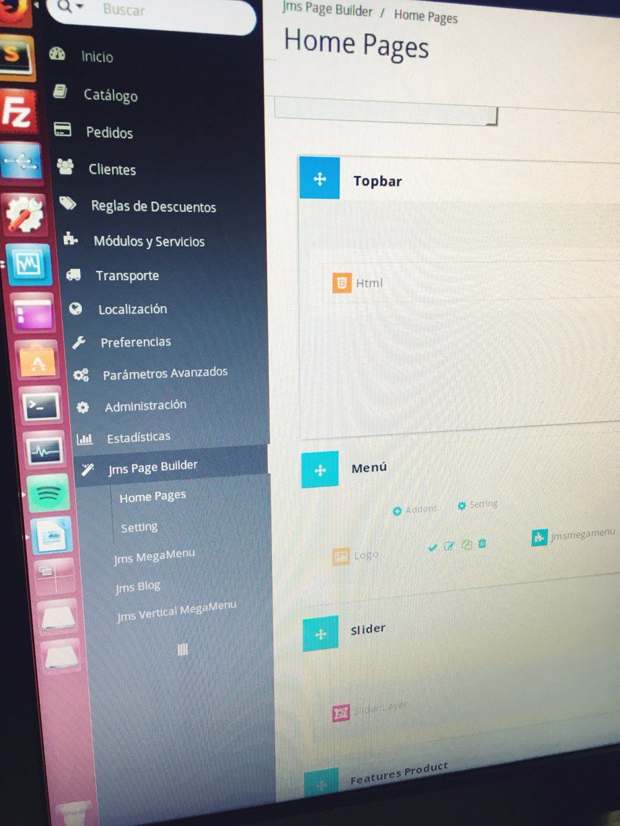 BikumaGlobal's tweet photo. Trabajando duro con #prestashop para entregar un proyecto muy potente de #ecommerce y contenido. 
Pronto lo veréis..
#softwarelibre #Bilbao https://t.co/FUx19tQtMH