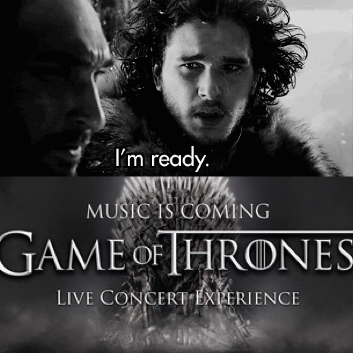 ZedShowgirl's tweet image. Can&apos;t wait going to the #GameOfThronesLiveConcertExperience tonight @TheGarden. So ready.