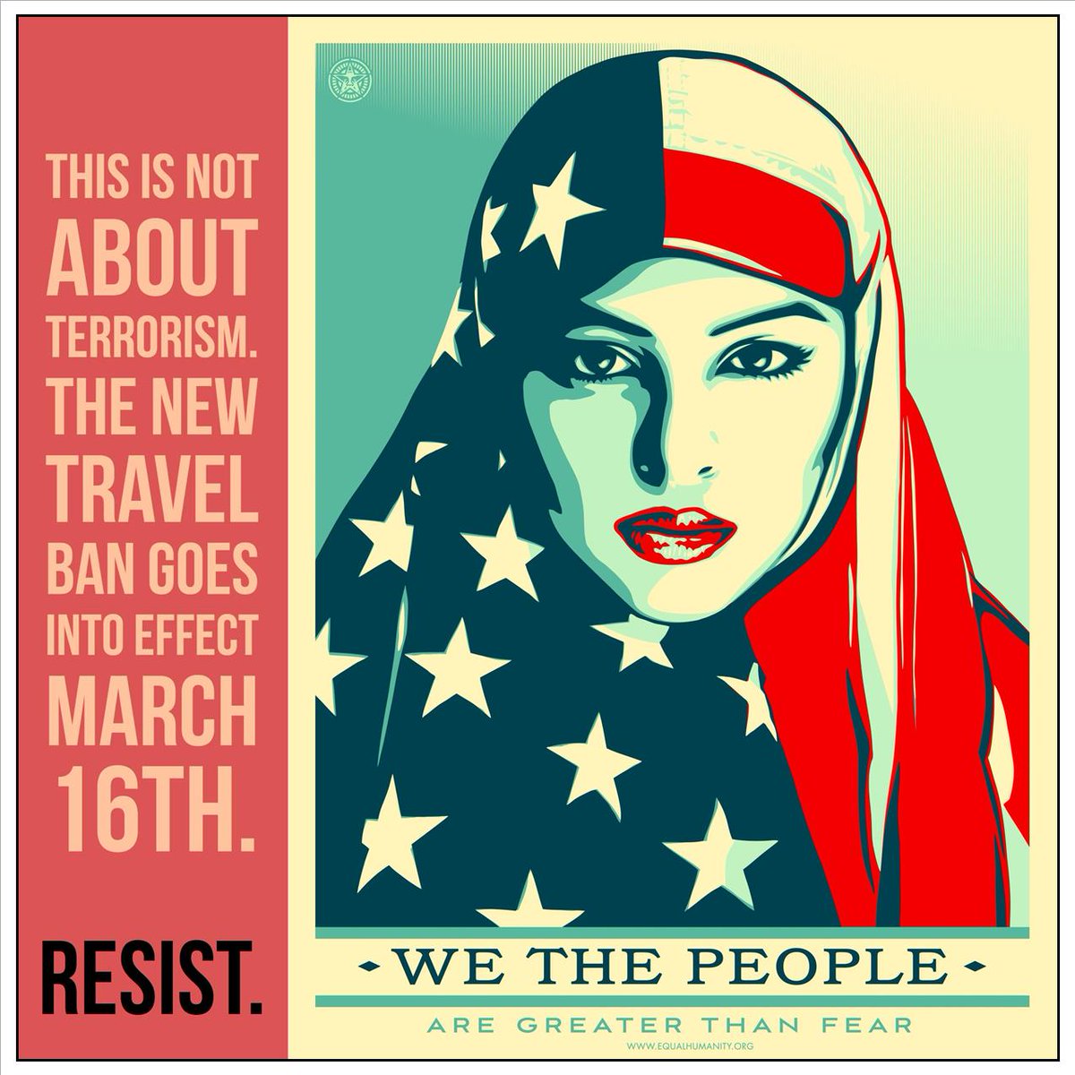 SJUforALL's tweet photo. "You know, Trump promised he would do a Muslim ban, so he’s trying to do a Muslim ban." READ: https://t.co/eMOVMraXgu #Migration101 https://t.co/cC1fUN1EUV