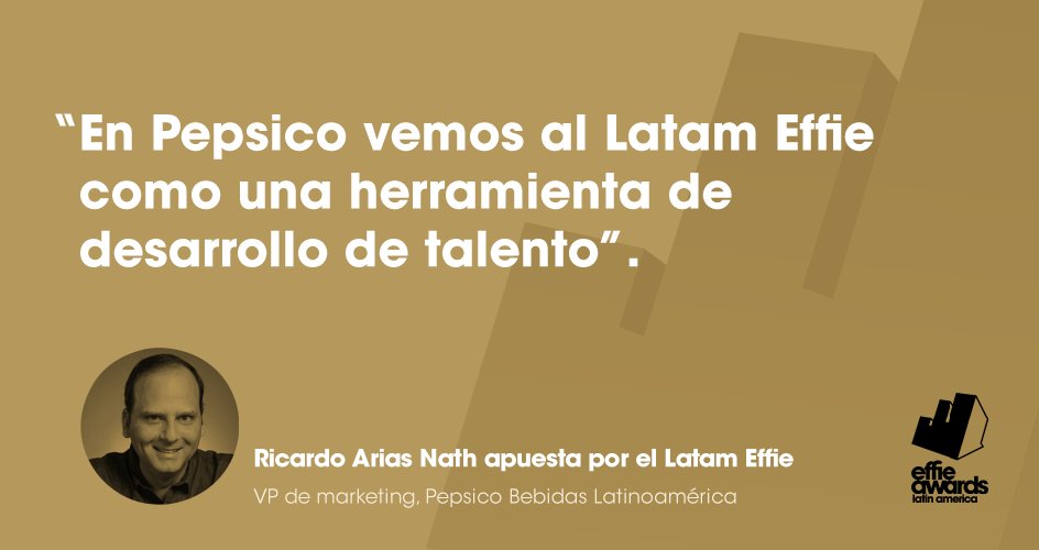 A días del lanzamiento de la segunda edición del #LatamEffie, habla el presidente del jurado Ricardo Arias Nath: goo.gl/4Uh1Kv
