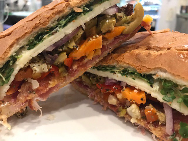 TheCanneryMkt's tweet photo. Is it lunchtime yet? Our deli sandwich of the week is absolutely delicious! #ThreeLittlePigs #DowntownGB https://t.co/dLppx9WpDL