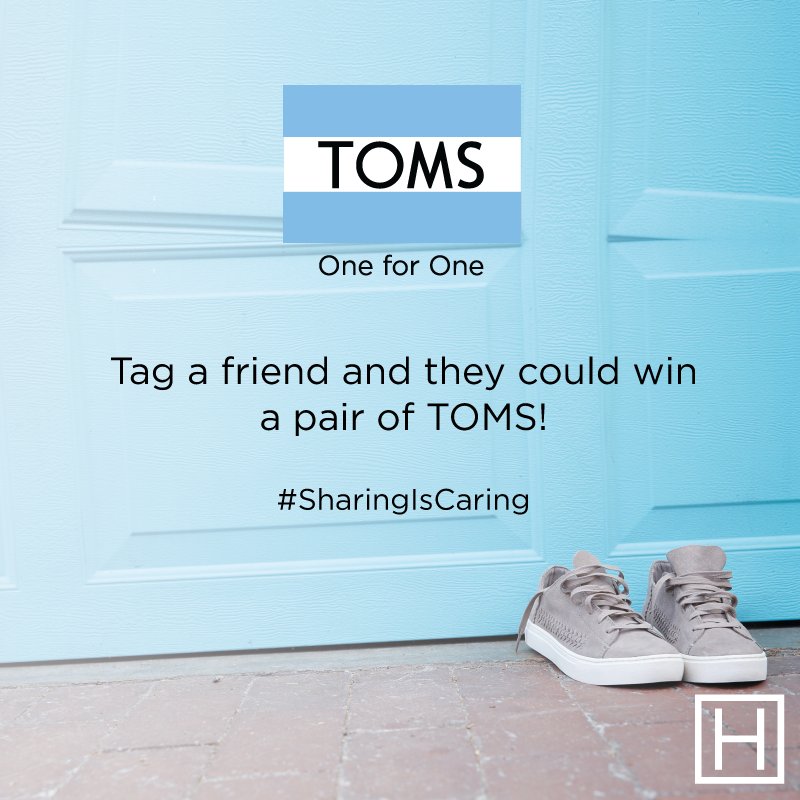 henmores's tweet image. Tag someone below who deserves a special treat! They'll be entered to win a pair of TOMS! Ends 10/03/17 #sharingIsCaring #WinMe #TOMS #Win