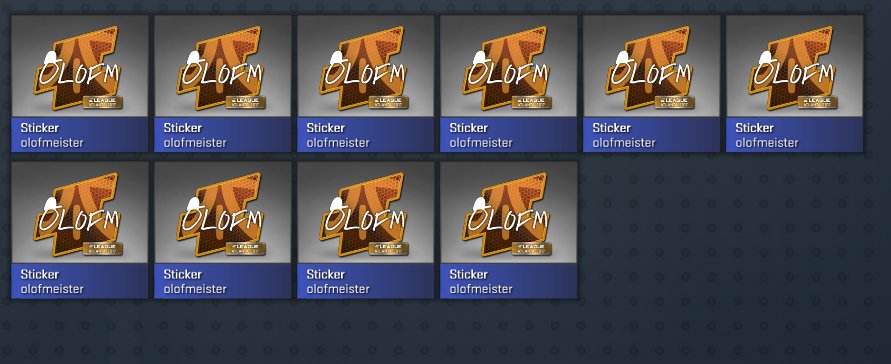 JakeSucky's tweet image. Finally giving away some classic @olofmCS sitckers! Announcing 10 winners in the next 4 hours! Must Follow to win, RT/Like if ya want! #csgo
