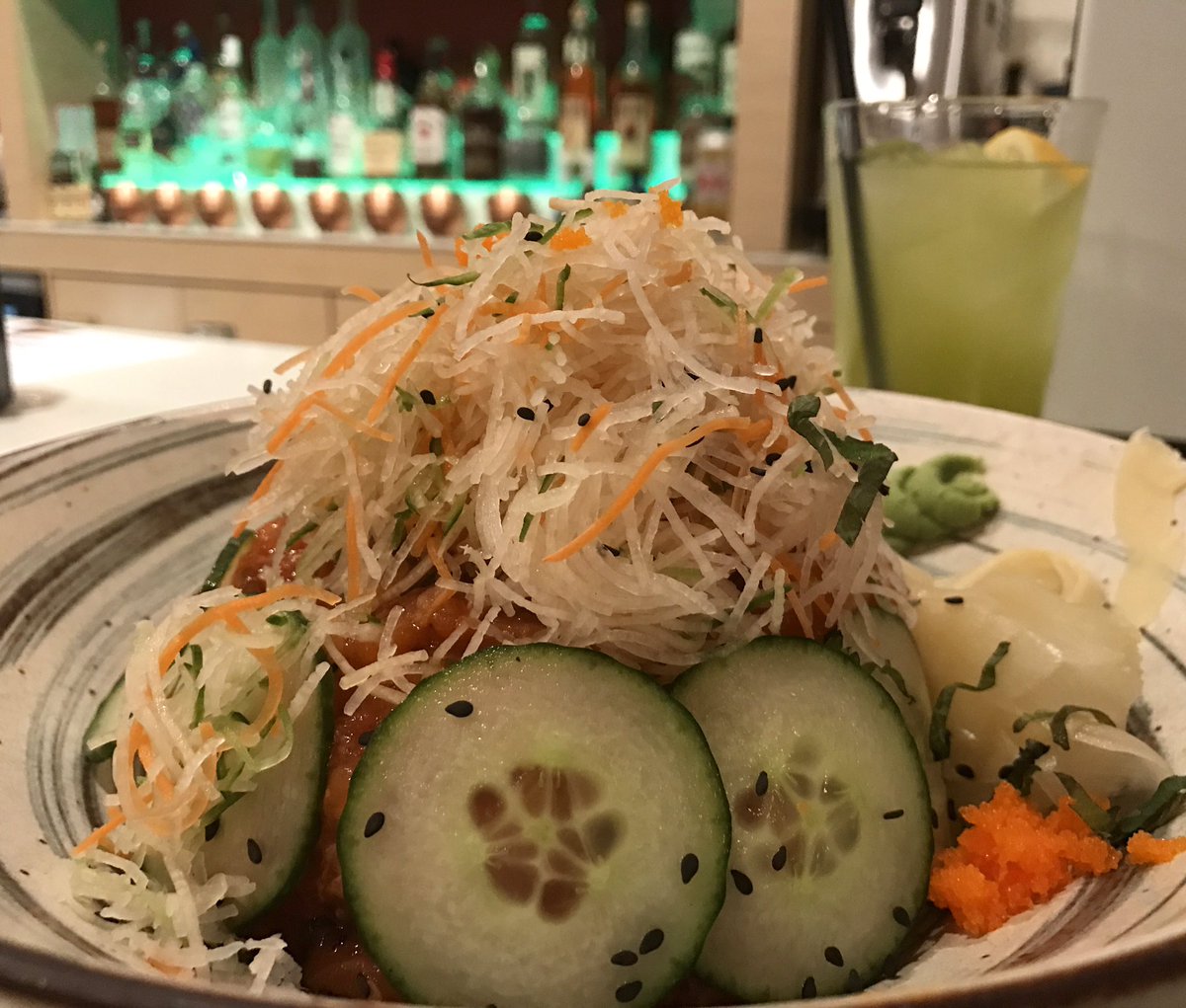 Sometimes you just need to enjoy a solo lunch at the bar… Do it. It's therapeutic.