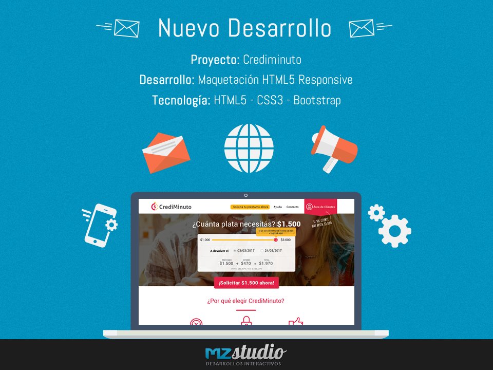 Maquetación HTML5 Responsive mzstudio.com.ar/projects/grabm… #Bootstrap #HTML5 #CSS3 #Responsive