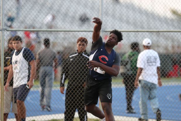 ColumbusHS_Mia's tweet photo. The Columbus Track & Field team won the Sam Burley Hall of Fame Invitational this past weekend! #CPride #Adelante #CCHSTrack https://t.co/74ksXxfemf