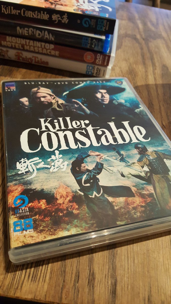 88_Films's tweet photo. KILLER CONSTABLE samples just turned up #88asiacollection #07 #shawbros limited edition slipcase still available https://t.co/qkUHaVIJ1O https://t.co/erPM2ZpuOz