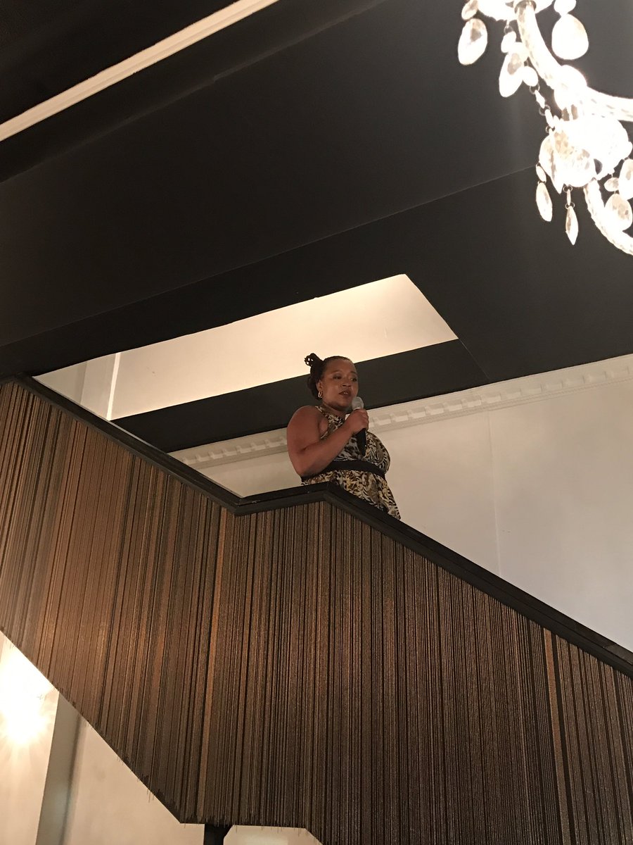 Likers_2Do's tweet photo. The lovely owner of @BubblyBarSA #BubblyBarSA #BubblyLaunch https://t.co/Awv9VeFs1z