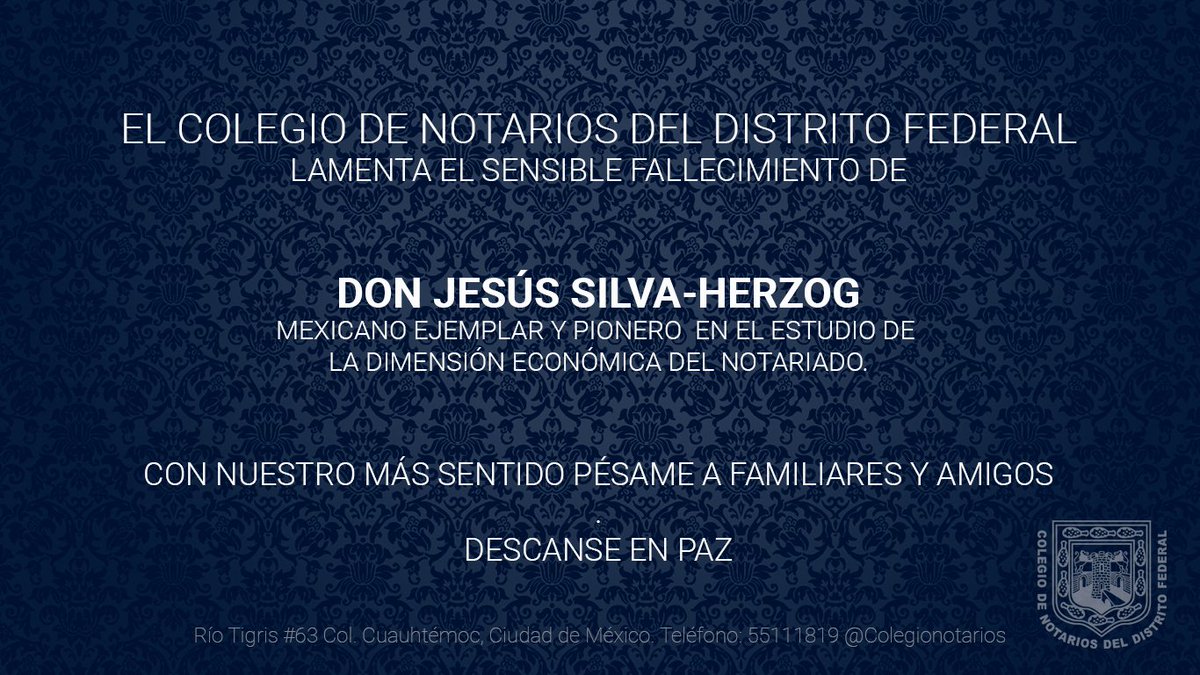 Una gran pérdida. DEP.