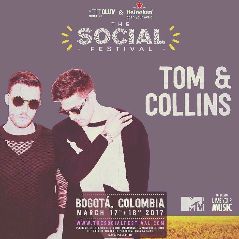 EstoesTechno's tweet photo. ~♫♪ • #Bogota 🇨🇴 📍
Desde México los Dj's y productores @tomandcollins estarán el viernes 1… https://t.co/4HFgSqdyMB https://t.co/giW9yr22gT
