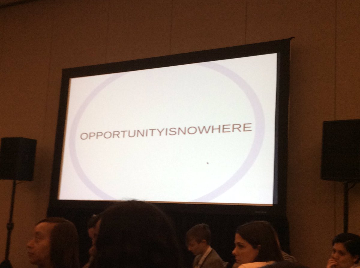 What do you see? #opportunity is #nowHere #SXSWEdu #HipHopEd #edtech