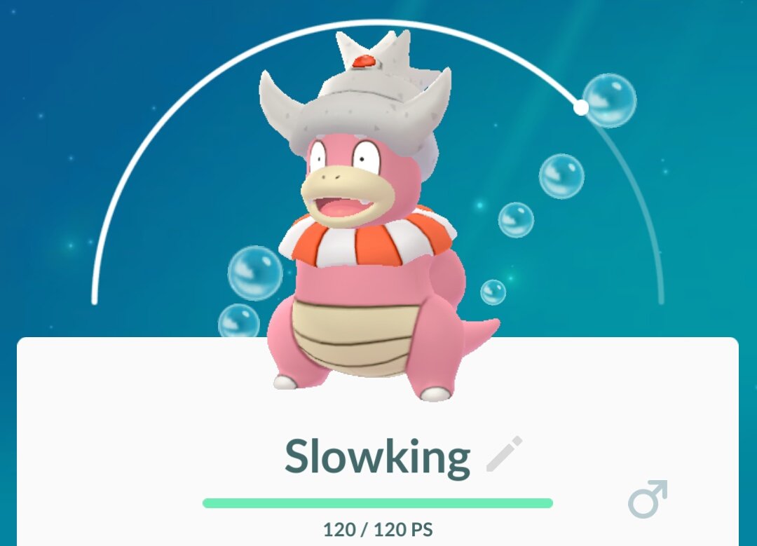 pokepowergo's tweet photo. Por fin me salió una roca para slowking!!! #PokemonGO #Pokemongogen2 #PokemonGoMexico https://t.co/uyDtbrAykR