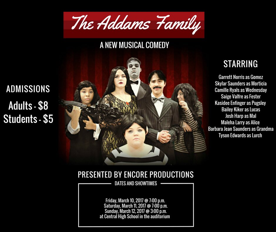 CentralRedDevil's tweet photo. Come out and support Encore Productions! #RedDevilPride 🎭🤘 https://t.co/dkznJhwkWi