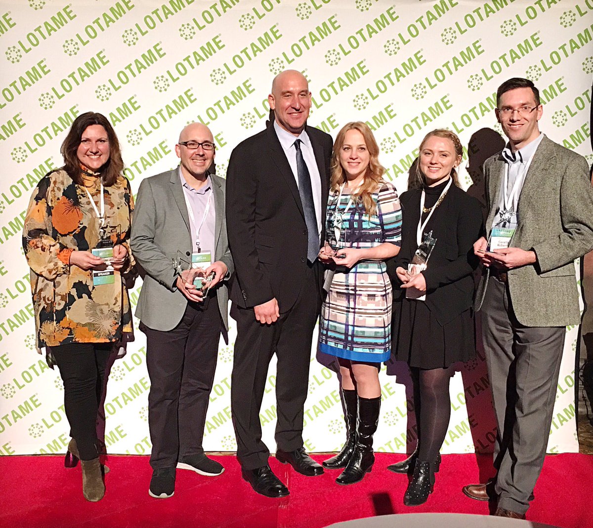 Lotame's tweet image. Congrats #LotameSpark award winners! "These are the people that you want to meet." @andymonfried, CEO @Lotame