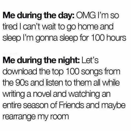 IntrovertDear's tweet photo. When you finally get time alone at night. #introvert https://t.co/eaperQ25Ps