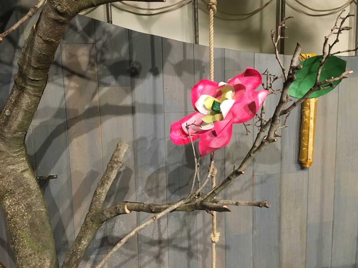 MillieBuilds's tweet photo. .@BarnardCollege's Theatre Department used branches from our beloved Maggie as part of the scenery for its production of "Pericles." https://t.co/M8x9qx50pE