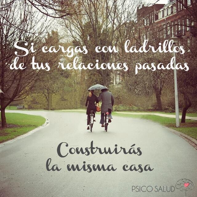 Psicosexologiamca Twitterissä Deja Atrás Tu Pasado Y Vive Tu Presente Para Poder Disfrutar De Tu Actual Relación Foto Vía Psicosaludtf