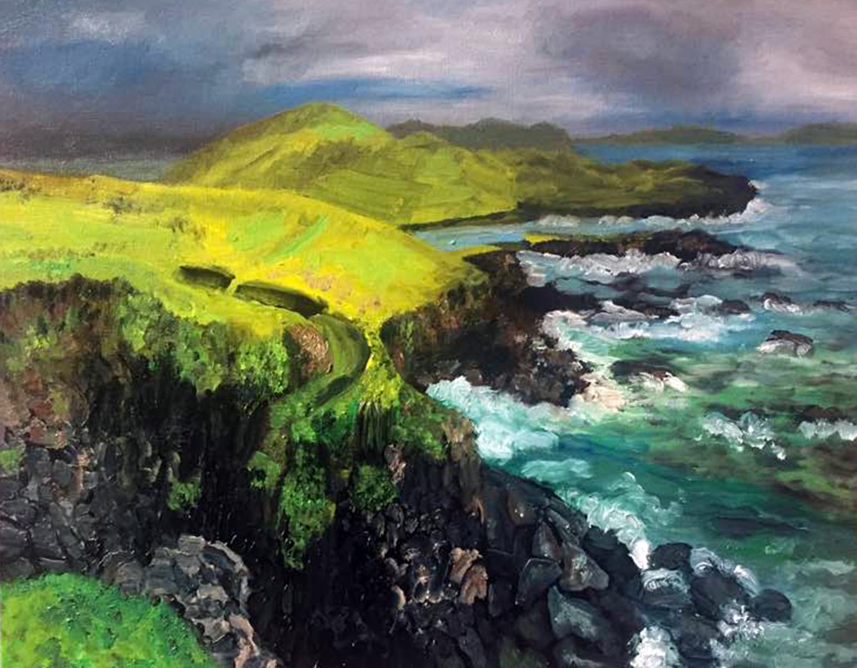 Dwolfdesigns's tweet photo. #greencliffs #dwolfdesigns #deblwolf #artforsale #oilpainting #fineart https://t.co/eWCzS2FvO7