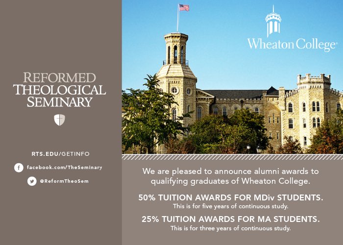 RTS_Dallas's tweet photo. Special alumni tuition award for graduates of @WheatonCollege! For more info: https://t.co/l2sT1QorD9 #Mind4Truth #Heart4God #Life4Ministry https://t.co/6NUaW97sq9