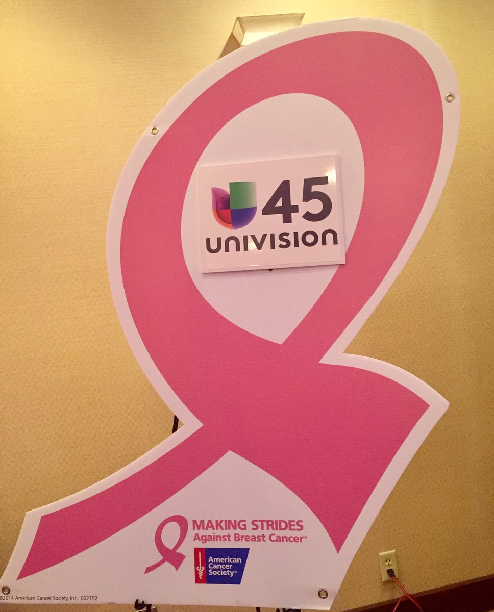 noticiashouston's tweet image. .@UniContigo se une a @AmericanCancer Society en la lucha contra el cancer del seno #MakingStridesHouston 20 de Mayo @HoustonStrides