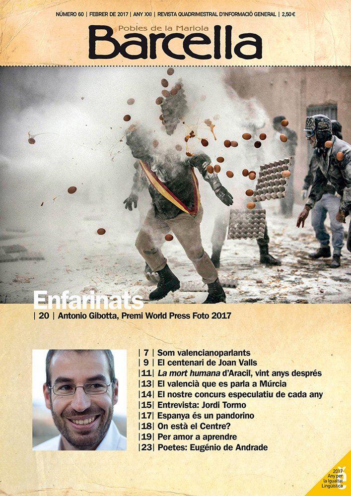 CSerrella's tweet photo. A la venda el núm. 60 de la revista #BARCELLA - Pobles de la Mariola: ENFARINATS https://t.co/hX4lopfQ6F