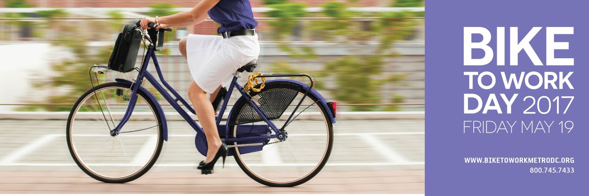 BikeToWorkDay's tweet photo. Bike to Work Day 2017 is officially open for registration! https://t.co/AttFx9Ym2n #btwd2017 @BikeToWorkDay https://t.co/aF7Xl6pU0l