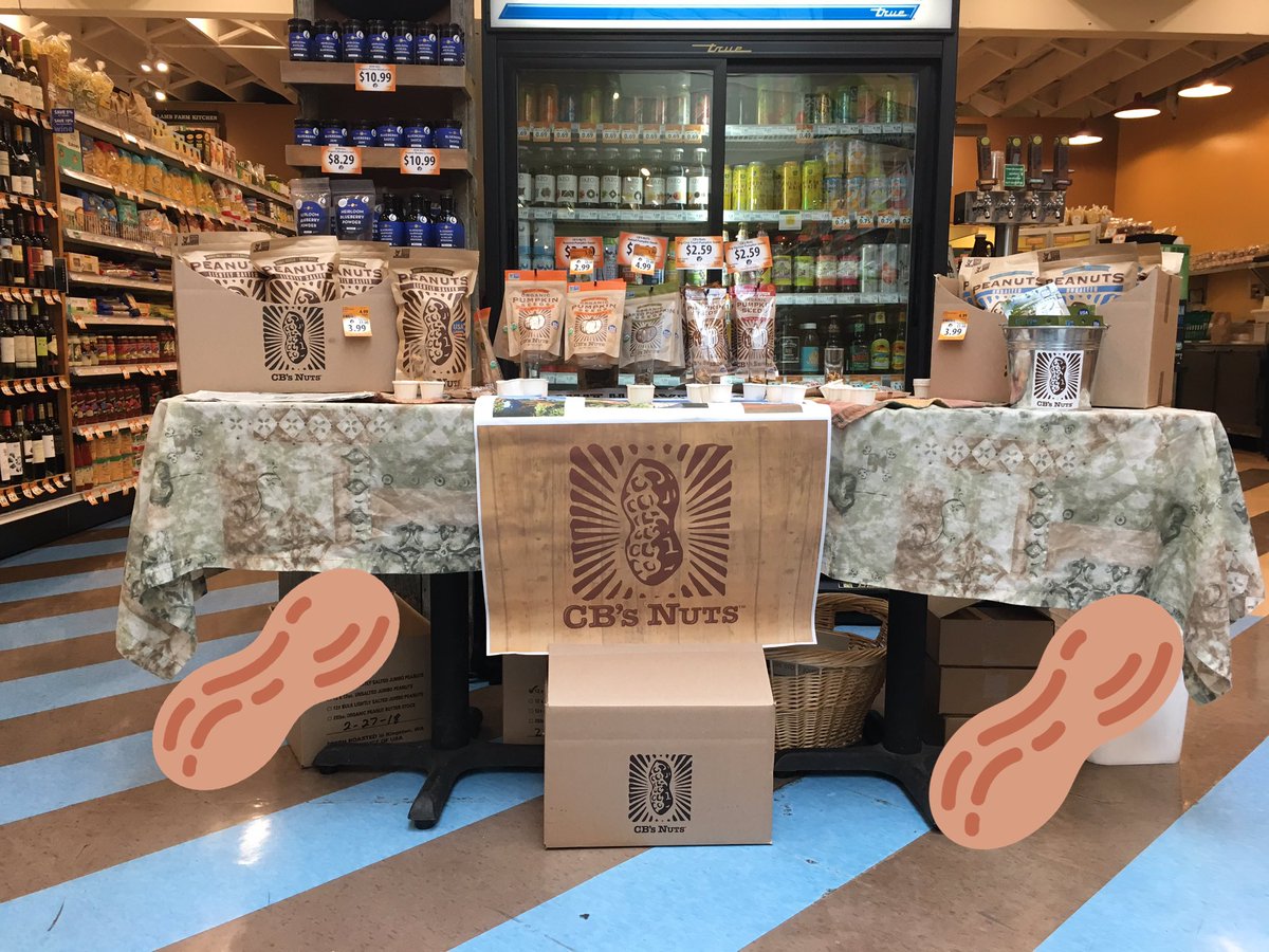 CBsNuts's tweet photo. We'll be at the @ptfoodcoop until 2:00PM today sampling out goodies. Stop on by and say HI #ptfoodcoop #CBsNuts https://t.co/2be9IxJ8rh