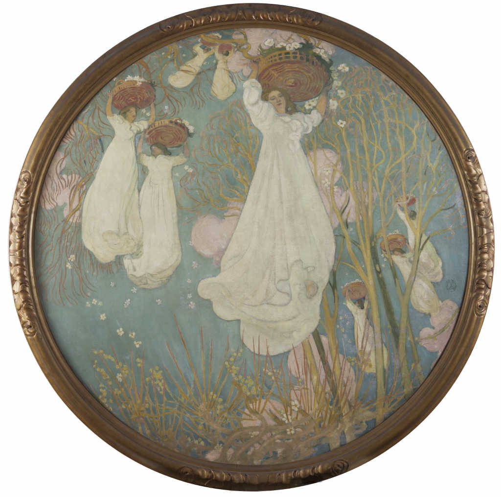 RonanBretel's tweet photo. Jacques-Philippe Ruellan vendra le 8 avril un délicat tondo de Maurice Denis intitulé "Avril" réalisé pour l'appartement d'Ernest Chausson https://t.co/sDWsrrE6dj