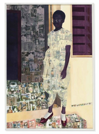 Early sparks for #NjidekaAkunyiliCrosby with #WorldAuctionRecord for the artist, selling on multiples at £2,517,000 @ChristiesInc