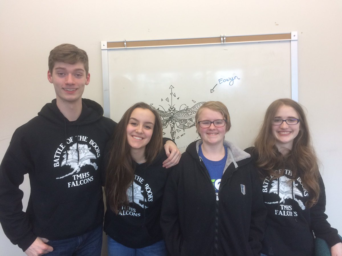 TMHS_Library's tweet photo. TMHS Battle of the Books team.  5th place at state! @tmhsSpirit https://t.co/HFqlH3QaBl