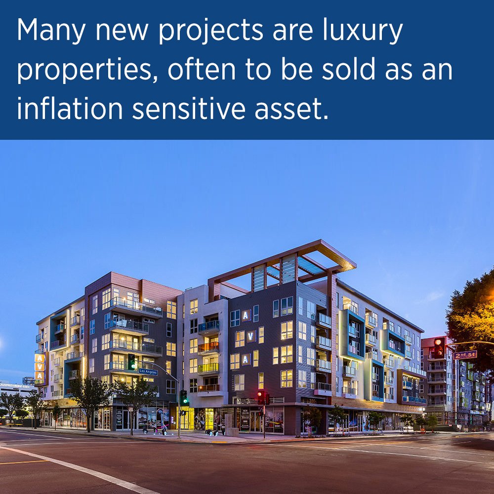yesonsla's tweet photo. Many new projects are luxury properties, often to be sold as an inflation sensitive asset. https://t.co/J8edSnNGtD https://t.co/IS2xMg5gka